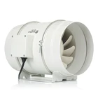 Fan Inline 6 Fan 4" 6" 8" 10 Inch Ac Dc Silent High Power Plastic Hydroponic Ventilation Centrifugal Inline Duct Fan
