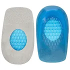 30004 Blue Color Soft Gel Heel Pads Plantar Fasciitis Heel Cushion Insert