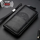 Wallet WEIXIER 2020 Fashion Casual Men's Bag PU Leather Multi-functional Waterproof Zipper Wallet
