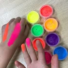 High Pigment Loose Neon Eyeshadow High Quality Custom Single Cosmetic 8 Colors Yellow Green Eyeshadow