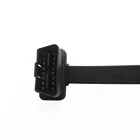 Obd2 Extension Cable 12v/24v OBD2 16 Pin Male To Female Flat Extension Cable