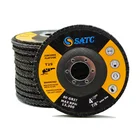 SATC Hot Selling Abrasive Flap Disc 4.5x7/8 Inch Extra Power Grinding Wheel for Steel Alloy