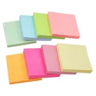 Square pastel colored wax paper n times sticky notes