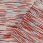 polyester spandex space dye yarn single jersey knit fabric