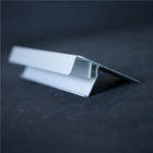 Floor Tile 6063 Extrusion Aluminum Edge Trim Right Angle Floor Tile Strip Wood Color