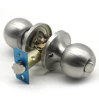 New Key Lock Knob Door Lock New Arrival Double Sided Washroom Bathroom Heavy Duty Door Key Lock Knob