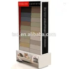 custom retail store carpet sample display rack,wooden carpet rolling display stand,carpet sample display book
