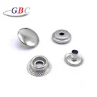 Good quality apparel metal spring snap on coat