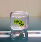 Reusable Whiskey Stone Customer Logo BPA Free Frosted Plastic Ice cube