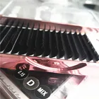 Extension Logo Flat Eyelash Extensions 2020 Ellipse Flat Glossy C Curl Eyelash Extension Customized Logo