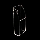 Custom Color Wall Mounted Acrylic Container Plastic Storage Box Acrylic Media Organizer Box