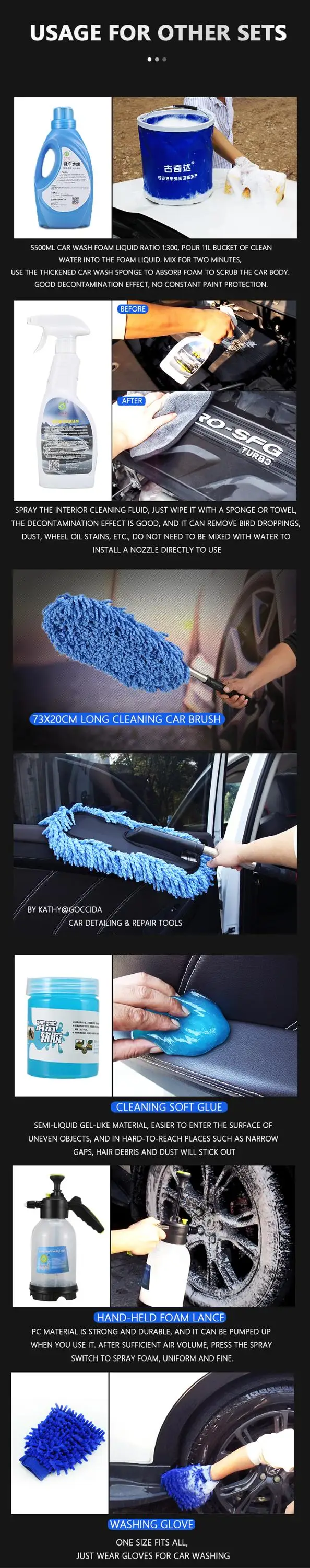 Household microfiber car wash drying towel