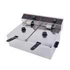 Restaurant Equipment 6L Thickening double-tank electric deep fryer Fries Chicken