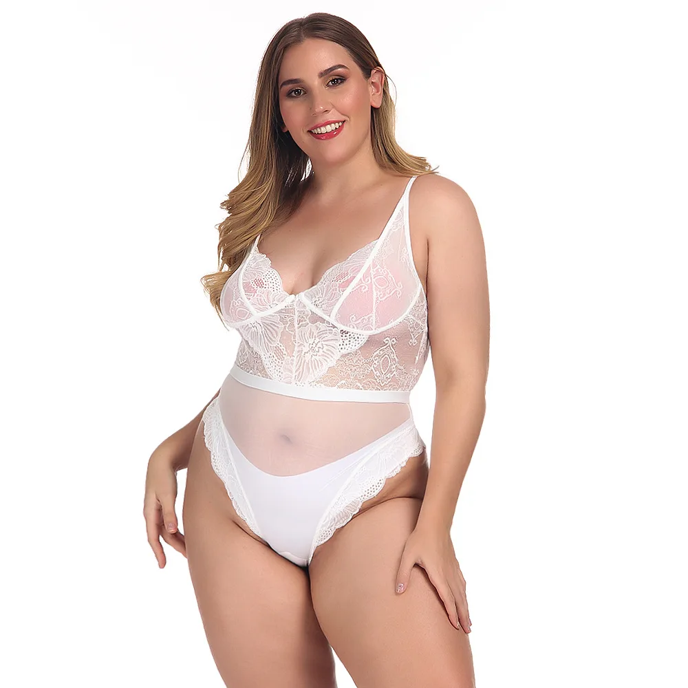 Fat Women Translucent Lace Plus Size Sexy Lingerie Buy Translucent