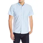 Hot Selling Classic Custom Design Dress 100% Cotton Oxford Short Sleeve Shirts For Men