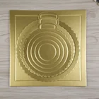 Baking gold silver cardboard cake circle base round shape paper cake board