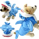 Coat Pet Shark Cosplay Dog Coat Winter Lovely Warm Thicken Hoodies Fashion Pet Clothes