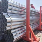 Q235b galvanized round hollow section steel pipe for construction