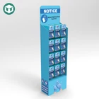 Customized Free Standing Gloves Cardboard Display with Hooks