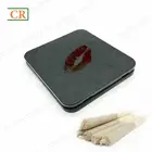 Packing High-End Market Child Resistant Tin Boxes With Metal Holder For Prerolls Packaging