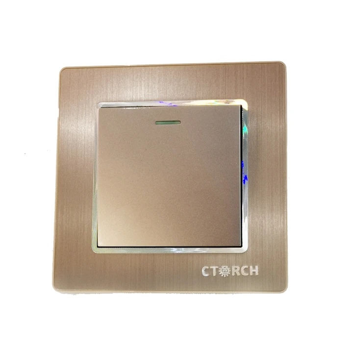 K5 ROSE GOLD Al Brass electric 10A 1 gang 1 way wall switch price