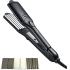 Planchas De Cabello Flat Irons Titanium Plates 4 in 1 Hair Crimper Iron Personalized Hair Straightener Hair Flat Iron