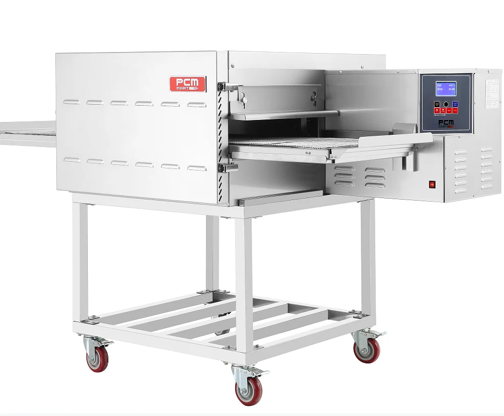 Inch Electric Conveyor Belt Pizza Oven V High Temperature