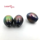 Thriving Gems Factory Directly Sale 7*9mm Oval Stone Cabochon Gemstone Color Change Beads For Jewelry Making