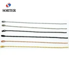 silver color hot decor 2.4mm Ball Chain