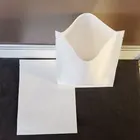 Recycled Biodegradable Retail Grocery White Kraft Paper Bakery Bags for Bread Food Packing