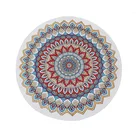 China textile market no sand round towel beach with tassels