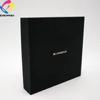 Shenzhen custom printed smartphone packaging box empty gift box gift black cardboard boxes
