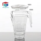 1500ml Restaurant and Canteen use High Quality Plastic Stackable Pitcher with lid PC Beer jug for wholesale