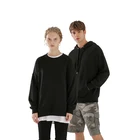 2019 wholesale custom fleece oversized blank hooded womens hoodies sweatshirts for Couples