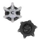 Golf Short Factory Direct Sale Golf Shoe Spikes Fast Rotating Nails Black Gray Short Teeth Shoe Spikes
