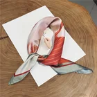 100% silk square Digital Printed Headscarf Scarf scarves