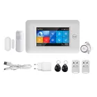 High quality wireless gsm wifi alarm panel support multi-language for shop and store