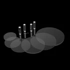 6 Tier Acrylic Round Transparent Cake Stand For Wedding Party Birthday Display