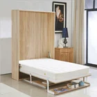 Multifunctional folding receptacle invisible wall bed