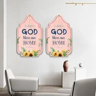Plaque Wood Wood Plaques Hot Selling Picture Frame Bottle Shape Hanging Wooden Plaque For Decoration
