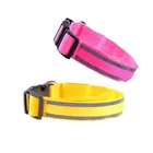 NEW adjustable leather padded luxury dog collar custom