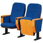 College student desk chair for amphitheater classroom collapsible auditorium chair cloth auditorium chair