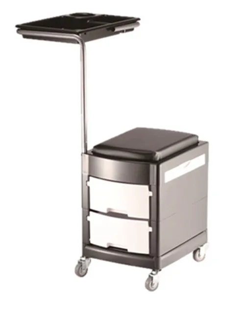 X16 Fashion roolling pedicure trolley/manicure salon trolley chair 2017 New