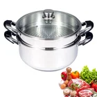 chinese cookware cooking pot steam durable idli stainless steel portable food dumpling steamer
