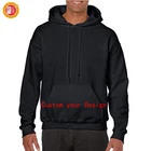 Sublimation Hoodie Men Hemp Custom Slim Fit Cotton GYM Pullover Fleece Hoody with Pocket