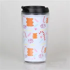 250ML double wall insulated plastic photo insert Custom logo coffee travel mug