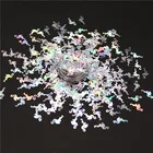 Laser Silver Flamingo Glitter Holographic For Diy Crafts Nail Art Decoration Party Decoration