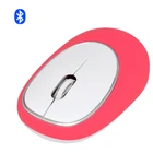 Soft Touch ABS Silicon Gel Mouse Bluetooth Wireless Optical Mouse For Desktop Office Using