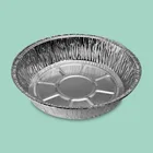 Silver Disposable Silver Aluminum Foil Pan Disposable Aluminum Natural Silver 5 Inch Pie Disposable Foil Tart Pan