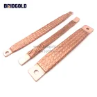TINNED BRAIDED COPPER BONDING JUMPER, FLEXIBLE COPPER BRAIDED CONNECTORS